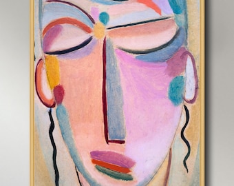Alexej von Jawlensky, Meditation,  INSTANT DOWNLOAD ultra-hi-res XL 300dpi print-ready digital files in 5 ratios