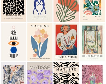 12 x Henri Matisse postcards II – a set of 12 reproduction art postcard-sized mini-prints - 300gsm premium-quality matte photo card