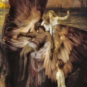 12 postales de Mitologías Extrañas, varios artistas: un conjunto de 12 postales artísticas de reproducción - tarjeta fotográfica mate de 300 g/m² de primera calidad imagen 5