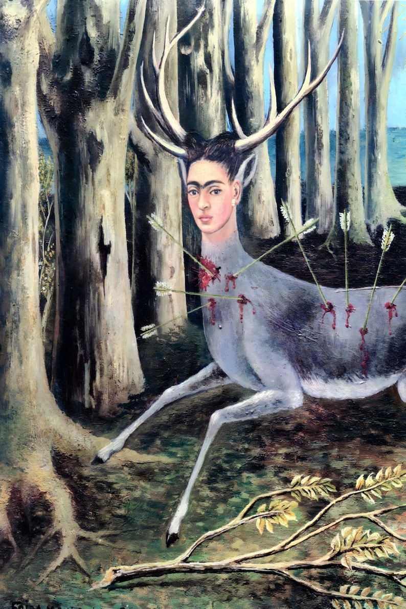 12 cartes postales Frida Kahlo #1 - lot de 12 reproductions de mini-impressions d'art de la taille d'une carte postale - carte photo mate de haute qualité 300 g image 9