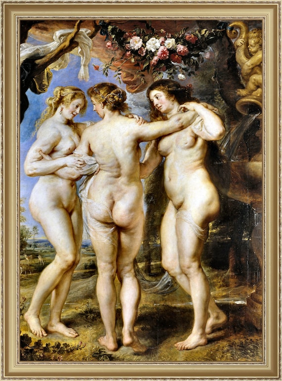 Educa 7.643 The Three Graces Peter Paul Rubens 1000 Piece Jigsaw Puzzle  Sealed