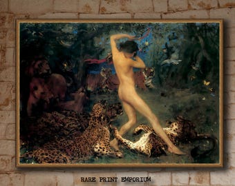 John Macallan Swan, Orpheus (1896), museum-quality 250gsm matte paper giclée print /art canvas / unframed / framed