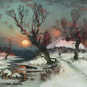 12 postales de Julius Klever: un conjunto de 12 miniimpresiones del tamaño de una postal artística reproducida en tarjeta fotográfica mate de primera calidad de 300 g/m². imagen 9