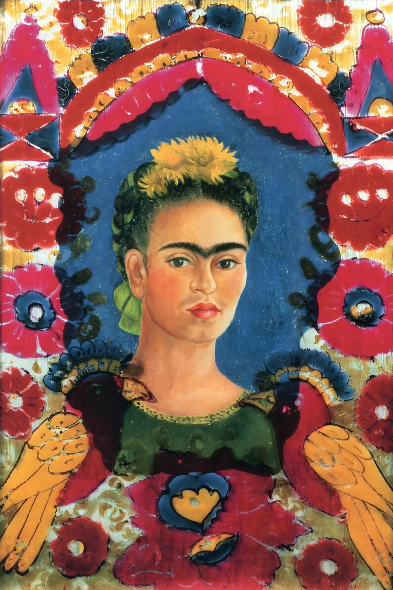 12 cartes postales Frida Kahlo #1 - lot de 12 reproductions de mini-impressions d'art de la taille d'une carte postale - carte photo mate de haute qualité 300 g image 12