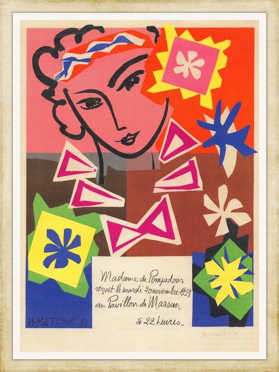 Vintage 1952 Matisse “Decorative Figure Vintage 1952 Matisse “Decorative Figure