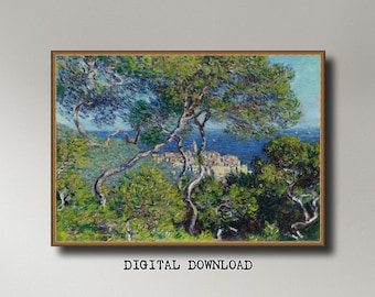 Claude Monet, Bordighera (1884),  INSTANT DOWNLOAD ultra-hi-res XL 300dpi print-ready digital files in 5 ratios