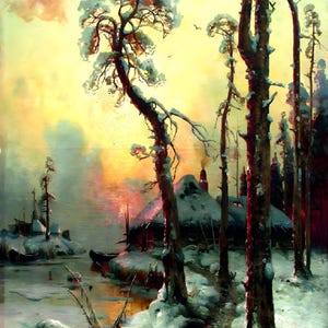 12 postales de Julius Klever: un conjunto de 12 miniimpresiones del tamaño de una postal artística reproducida en tarjeta fotográfica mate de primera calidad de 300 g/m². imagen 3