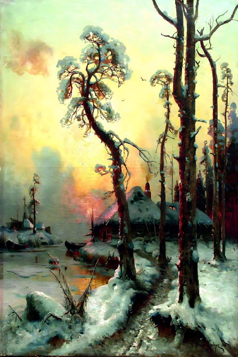 12 postales de Julius Klever: un conjunto de 12 miniimpresiones del tamaño de una postal artística reproducida en tarjeta fotográfica mate de primera calidad de 300 g/m². imagen 3