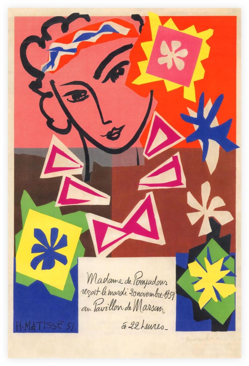 12 x Henri Matisse postcards – a set of 12 reproduction art postcard-sized mini-prints - 300gsm premium-quality matte photo card image 11