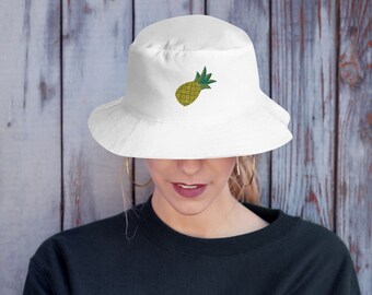 Pineapple Bucket Hat - Etsy Australia
