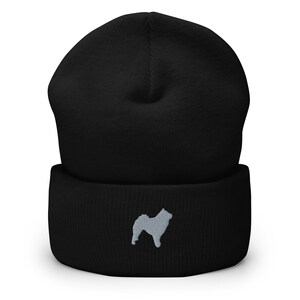 Chow chow beanie, embroidered unisex cuffed beanie, chow chow gift, chow chow dog mom dad hat.