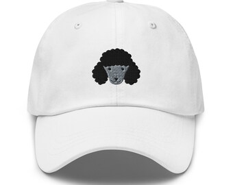 Cappello da barboncino, cappello da baseball unisex ricamato, per uomo e donna, cappello da barboncino nero, cappello da papà cappello da mamma barboncino.