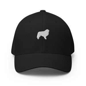 Chapéu dos Grandes Pirenéus, chapéu do cão da montanha dos Pirinéus, chapéu estruturado unissex bordado.
