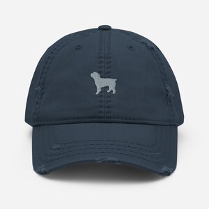 Cockapoo hat, embroidered unisex Distressed Dad Hat, cockapoo gift for cockapoo mom and dad.