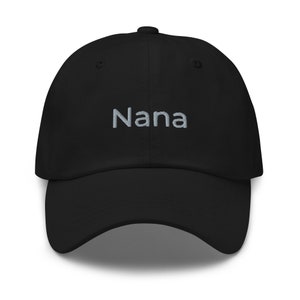 Nana hat, nana baseball hat, embroidered nana hat, grandma hat, for women, new grandma gift.