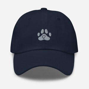 Paw print hat, dog lover hat, dog mom hat, dog dad hat, embroidered unisex baseball hat, dog lover gifts.