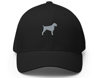 German Wirehaired Pointer hat, embroidered unisex structured hat, German Wirehaired Pointer gift, dog mom dad hat.