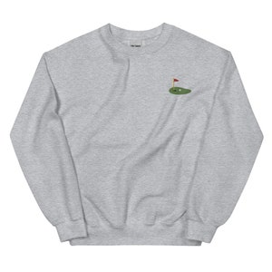 Golf Sweatshirt, Embroidered Unisex Sweatshirt, Golf Gifts, Birthday, Christmas.