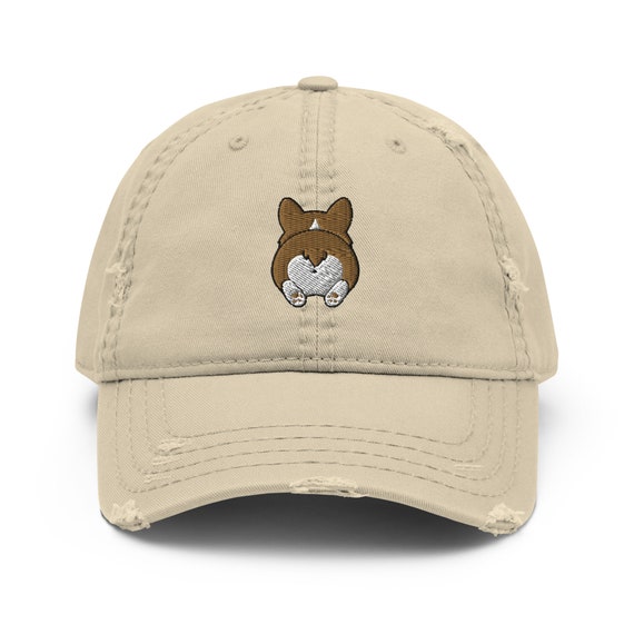 Corgi Hat Corgi Butt Hat Embroidered Corgi Butt Hat Corgi Gift