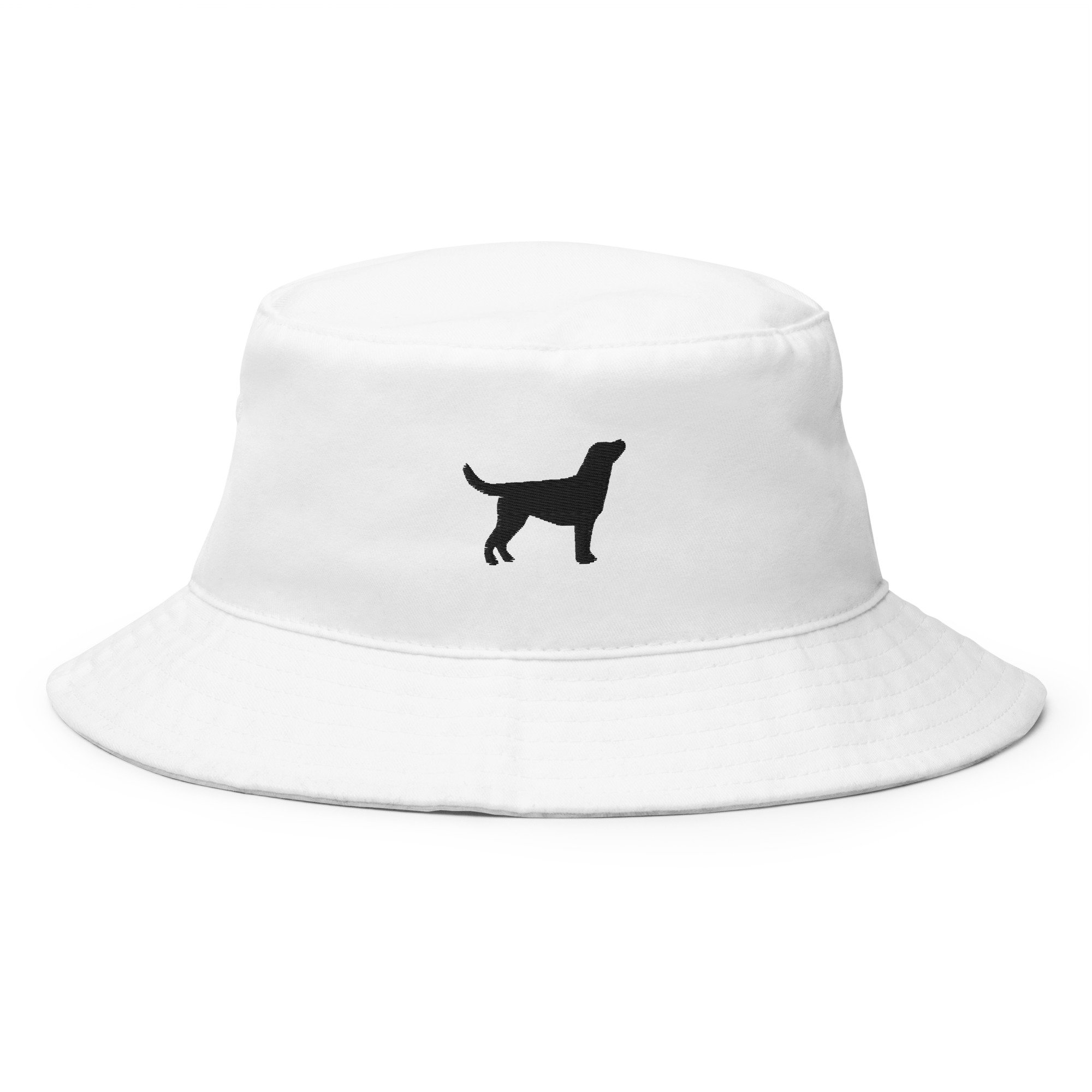 Black Labrador Retriever hat, Black lab hat, embroidered unisex bucket hat, black lab gifts.