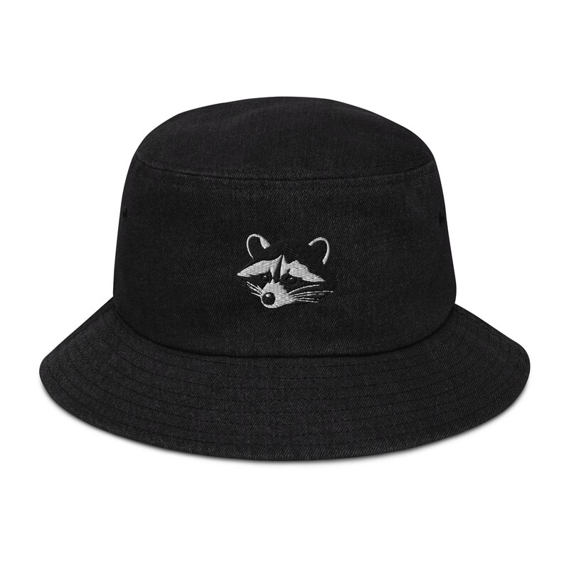 Dark Denim Detail Bucket Hat