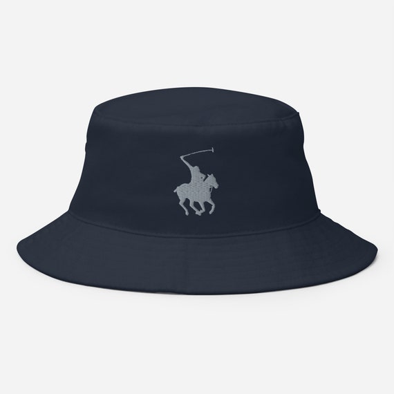 Black polo sales bucket hat