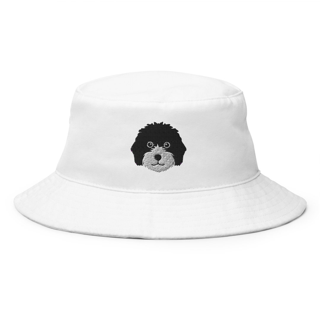Bernedoodle Hat, White Muzzle Bernedoodle Hat, Embroidered Unisex