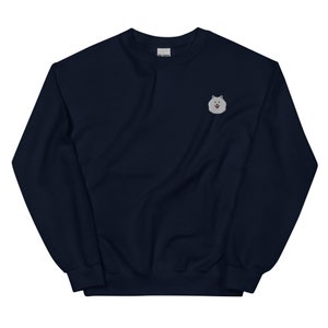Spitz sweatshirt, embroidered Unisex Sweatshirt, Spitz gifts for mom dad, birthday, Christmas gifts.