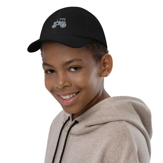Cappello Da Baseball Per Bambini Con Stampa Trattore - Regolabile, Poliestere, Protezione Solare