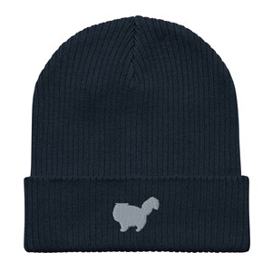 Persian Beanie, Embroidered Unisex Organic Ribbed Beanie, 100% Cotton, Persian Gifts, Classic design.