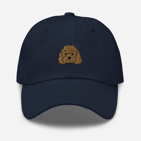 Cockapoo hat, embroidered unisex Dad Hat, cockapoo gift for cockapoo mom and dad, birthday gift, Christmas gift.