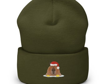 Beanie Capybara Silhouette Geschenkidee Capybara Ge Produktbild-Vorschau 5