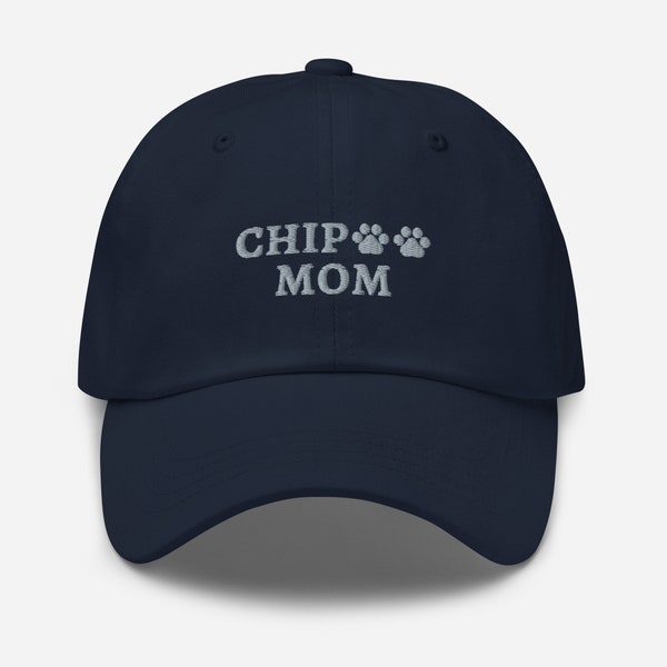 Chipoo mom hat, embroidered unisex baseball hat, chipoo gifts, chipoo mom gifts, birthday, Christmas gifts.