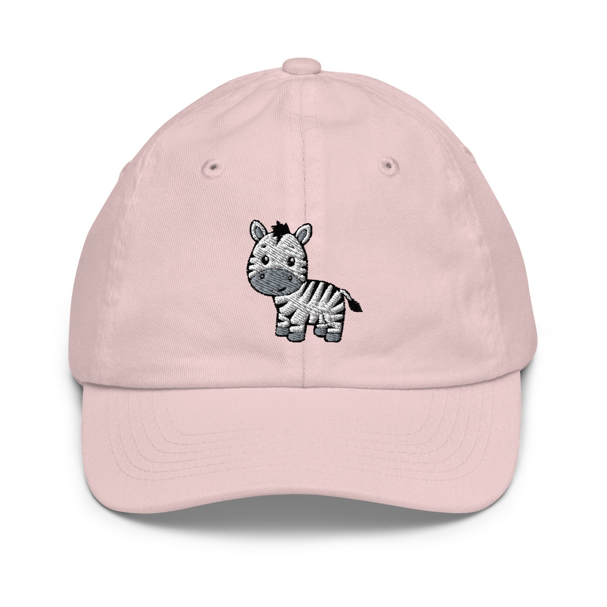 Zebra Hat for Kids, Kawaii Zebra Hat, Embroidered Youth Hat