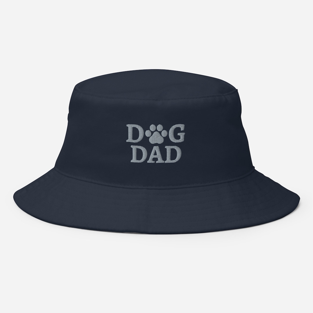 Dog Dad Bucket Hat Embroidered Bucket Hat Dog Dad Hat Dog Etsy