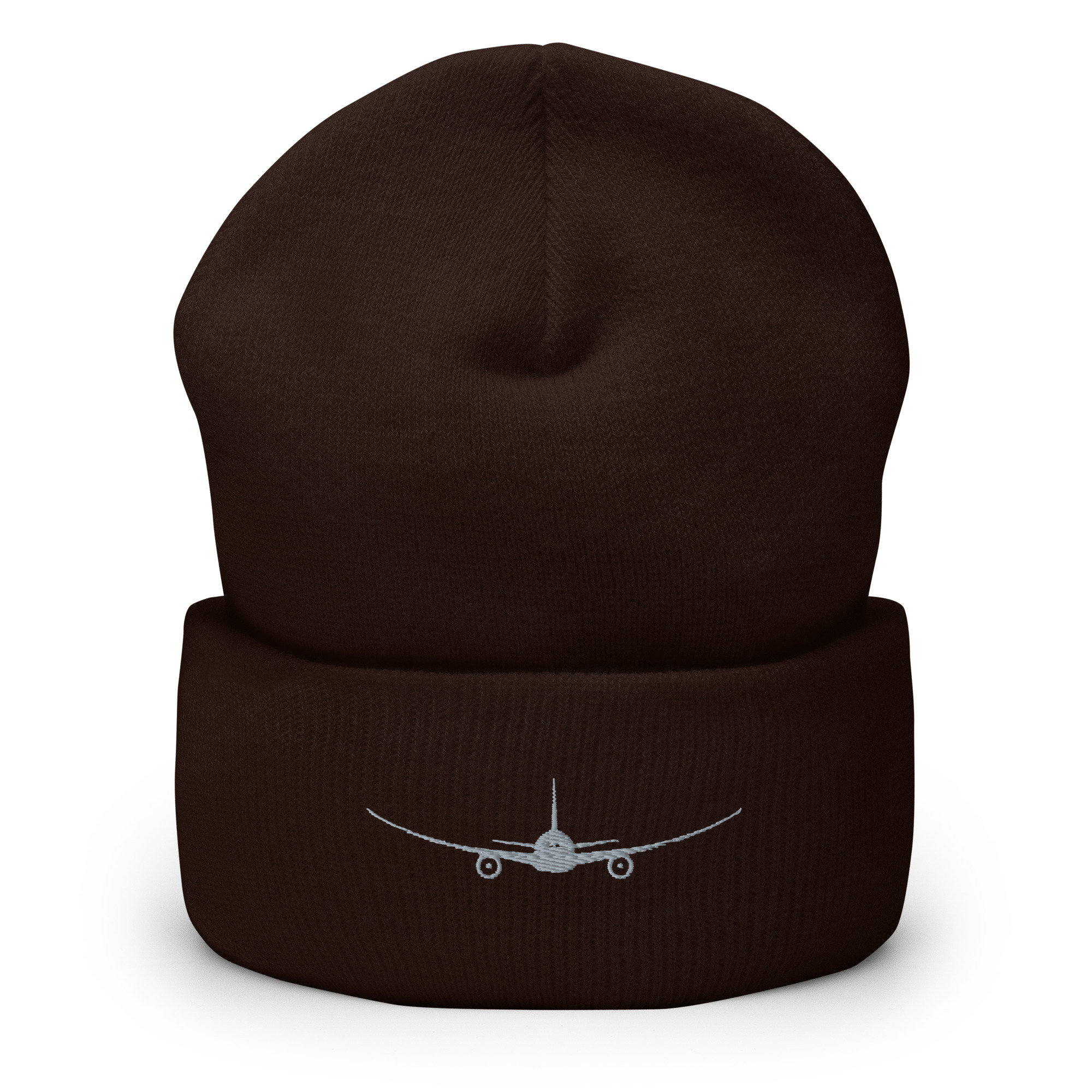 帽子 tope flight beanie Airplane Beanie, Embroidered Unisex Cuffed Beanie, Airplane Hat
