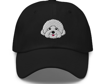 Coton de tulear hat, embroidered unisex baseball hat, coton de tulear gifts, birthday, Christmas gifts for dog lover.