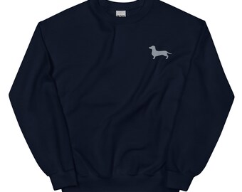 Taxtröja, broderad unisextröja, taxpresenter till hundmamma, hundpappa, födelsedag, julklappar.