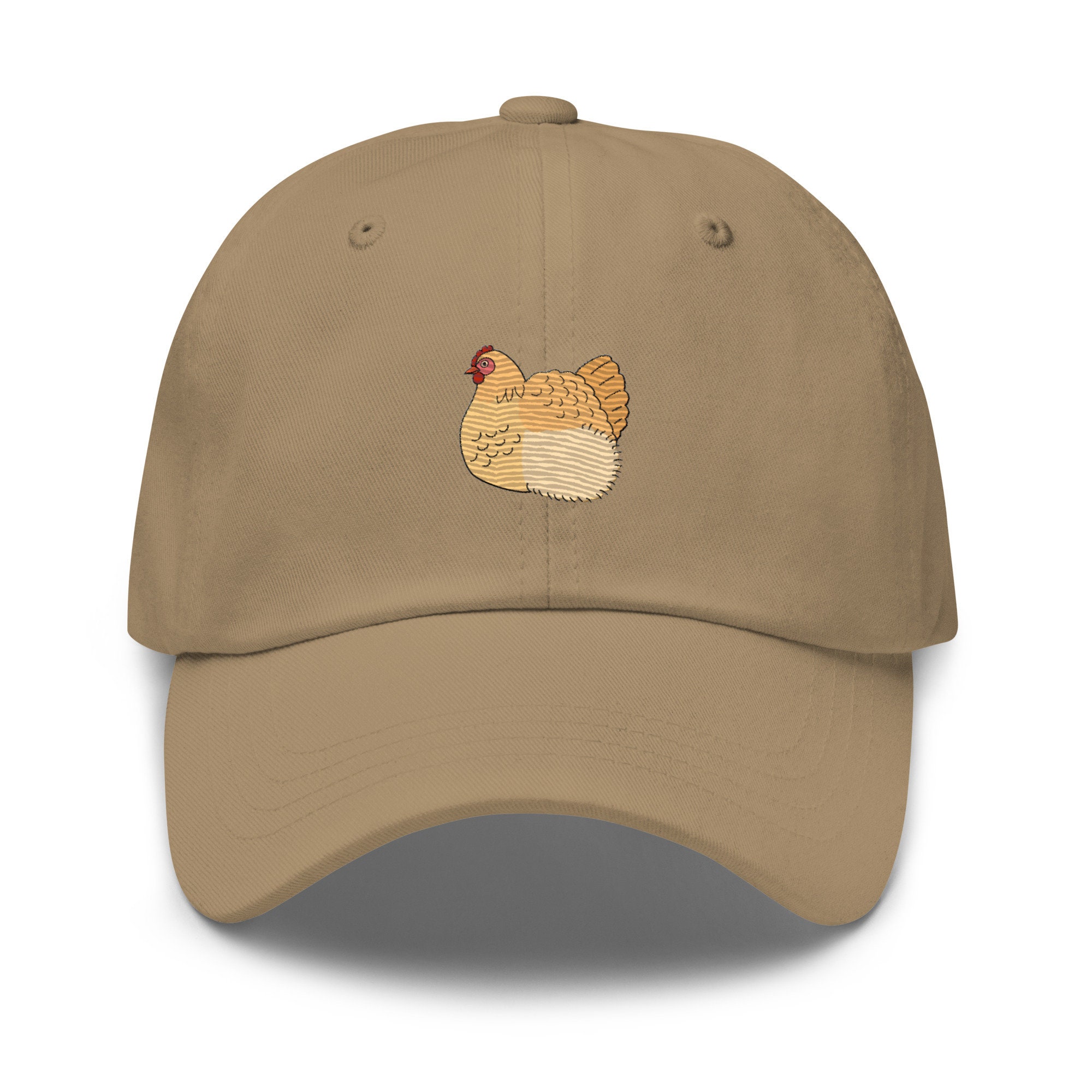 Buff Orpington Chicken Hat, Embroidered Unisex Dad Hat, Buff Orpington ...