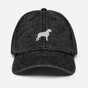 Griffon hat, Wirehaired pointing griffon hat, wirehaired pointing griffon gifts, embroidered unisex Vintage Cotton Twill Cap