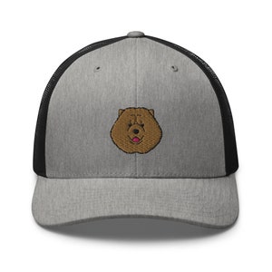 Chow chow trucker hat, embroidery unisex hat, chow chow gifts, mothers day fathers day, birthday, new trucker hat designs.