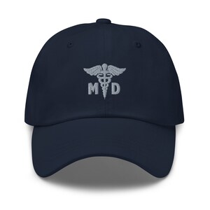 Medical doctor hat, medical symbol hat, medical student, medical school graduation gifts, embroidered unisex hat.