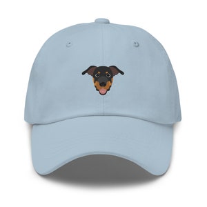 Beauceron hat, Full Color Unisex Baseball hat, Beauceron gifts, Beauceron design 1.