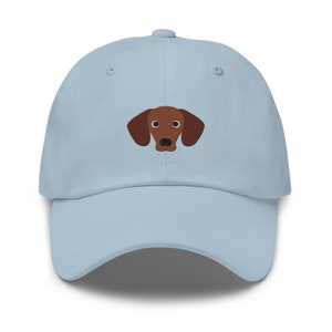 Dachshund hat, Full Color Unisex Baseball hat, Dachshund gifts, Dachshund Face design 9.