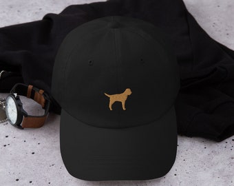 Border terrier hat, border terrier gift, Embroidered unisex Dad hat, birthday gift, Christmas gift, dog mom dad hat.