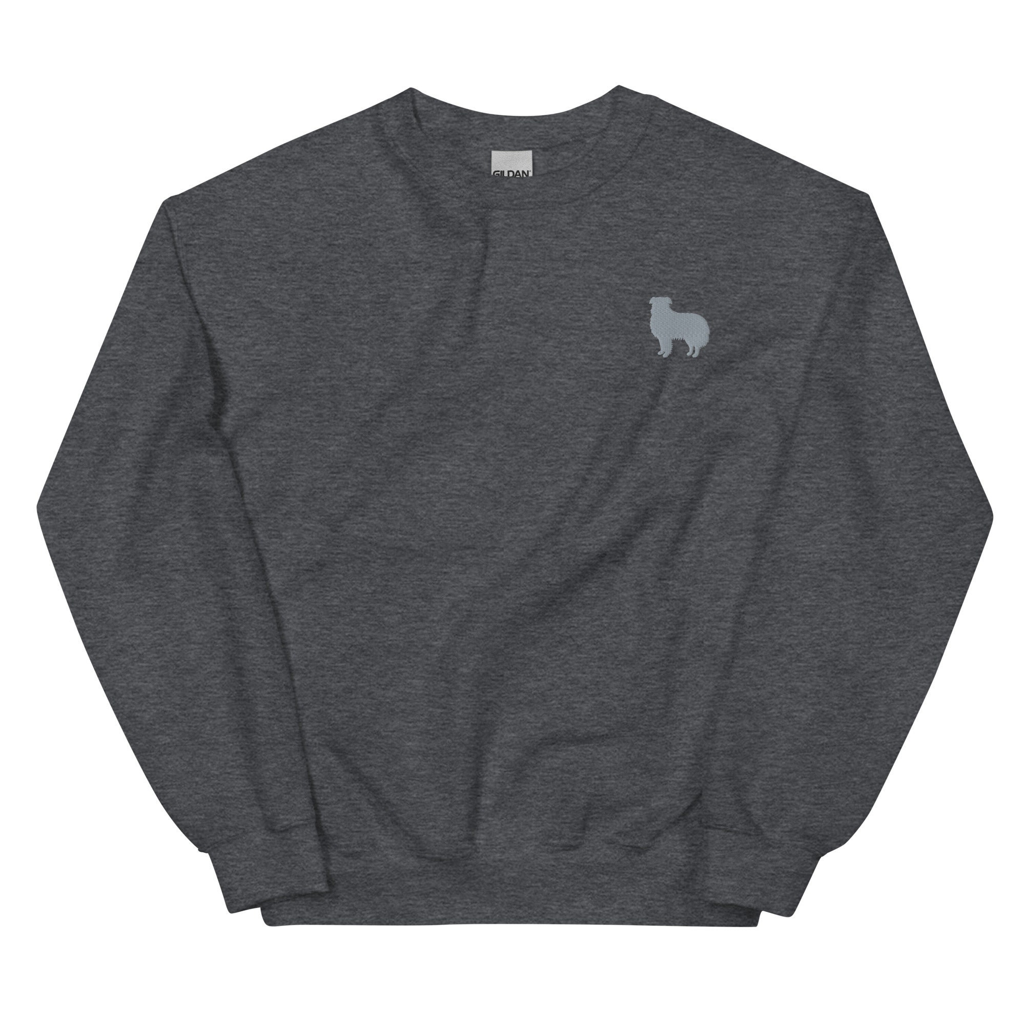 ★★COVERNAT★★ border collie laurel sweatshirt heather gra Covernat Unisex Border Collie Laurel Tree Sweatshirt Header