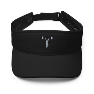 Female Weightlifting hat, embroidered unisex visor hat, Female athlete gifts, for team, coach, players, Christmas gifts.