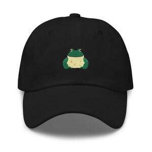 Cappello a forma di rana rospo, cappello a forma di rospo, cappello da baseball unisex per animali domestici, ricamato a colori, per adulti, regalo a forma di rana rospo.