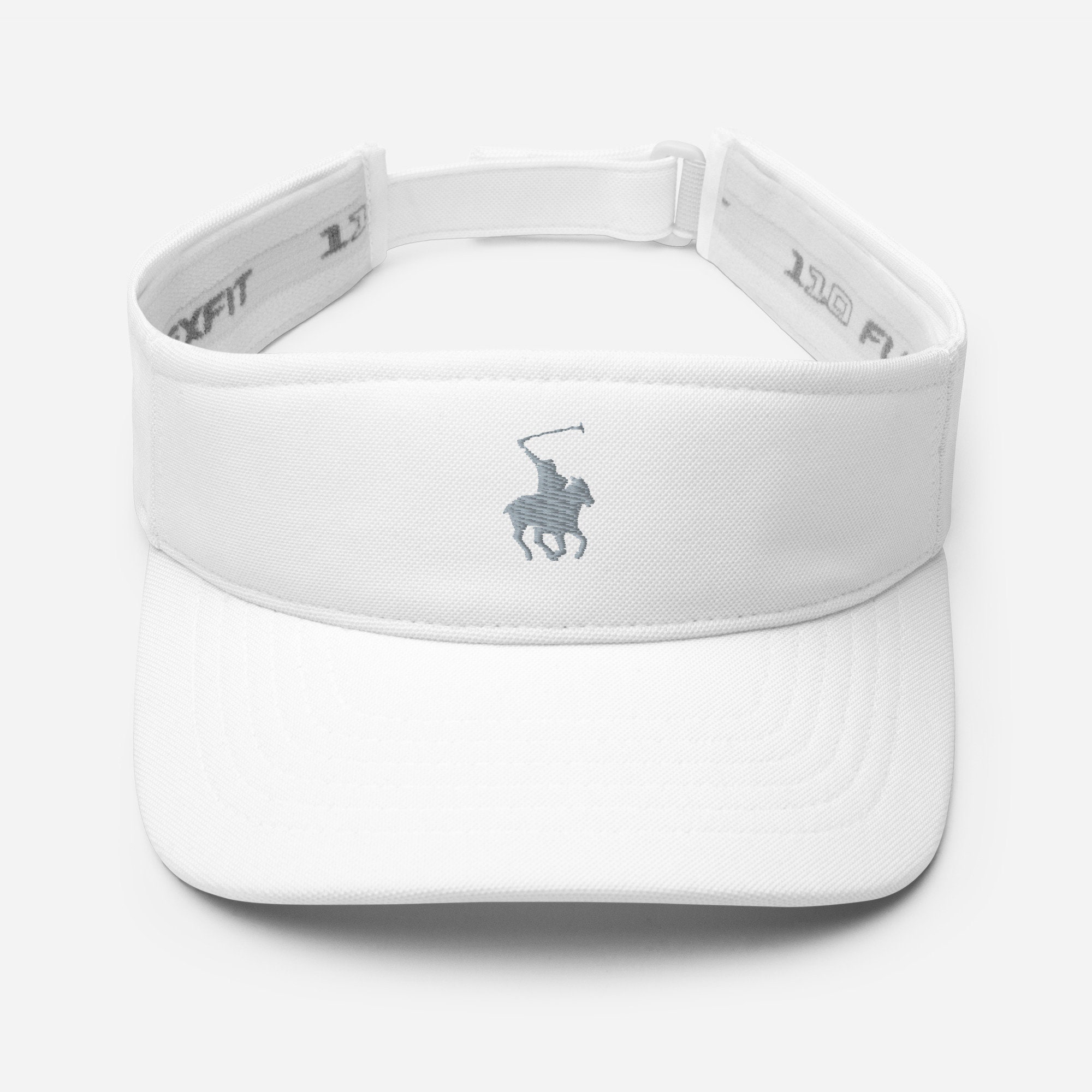 Polo‎ Golf Ralph Lauren Golf Wide Hard Brim Sun Visor White Vintage Made USA Polo Ralph Lauren Visor Hats for Men for sale | eBay main image 4