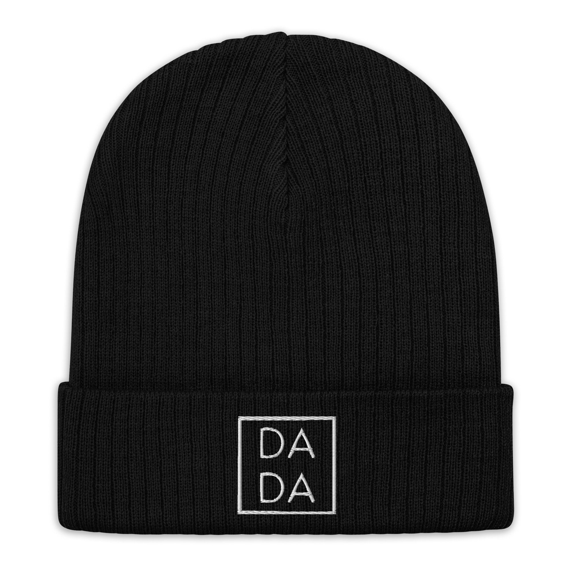 【DADA(多多)】Dada Logo Beanie Black Dada Beanie, Embroidered Cuffed Beanie, Dada Hat, Dada Gifts